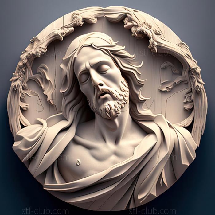 3D model st jesus (STL)